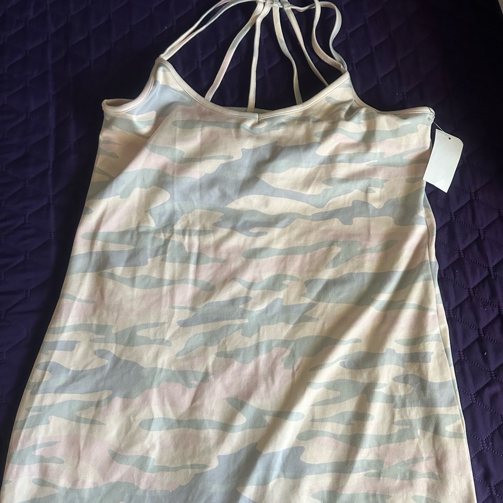 Camouflage Strappy Women's Workout Dress